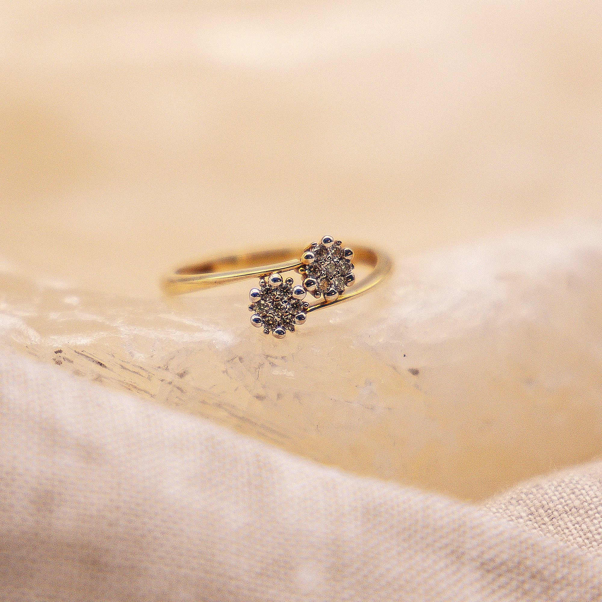 Fascination by Ellen K. Gold 375 mit 14x Zirkonia weiß Ring 41676924846174 – Bild 3