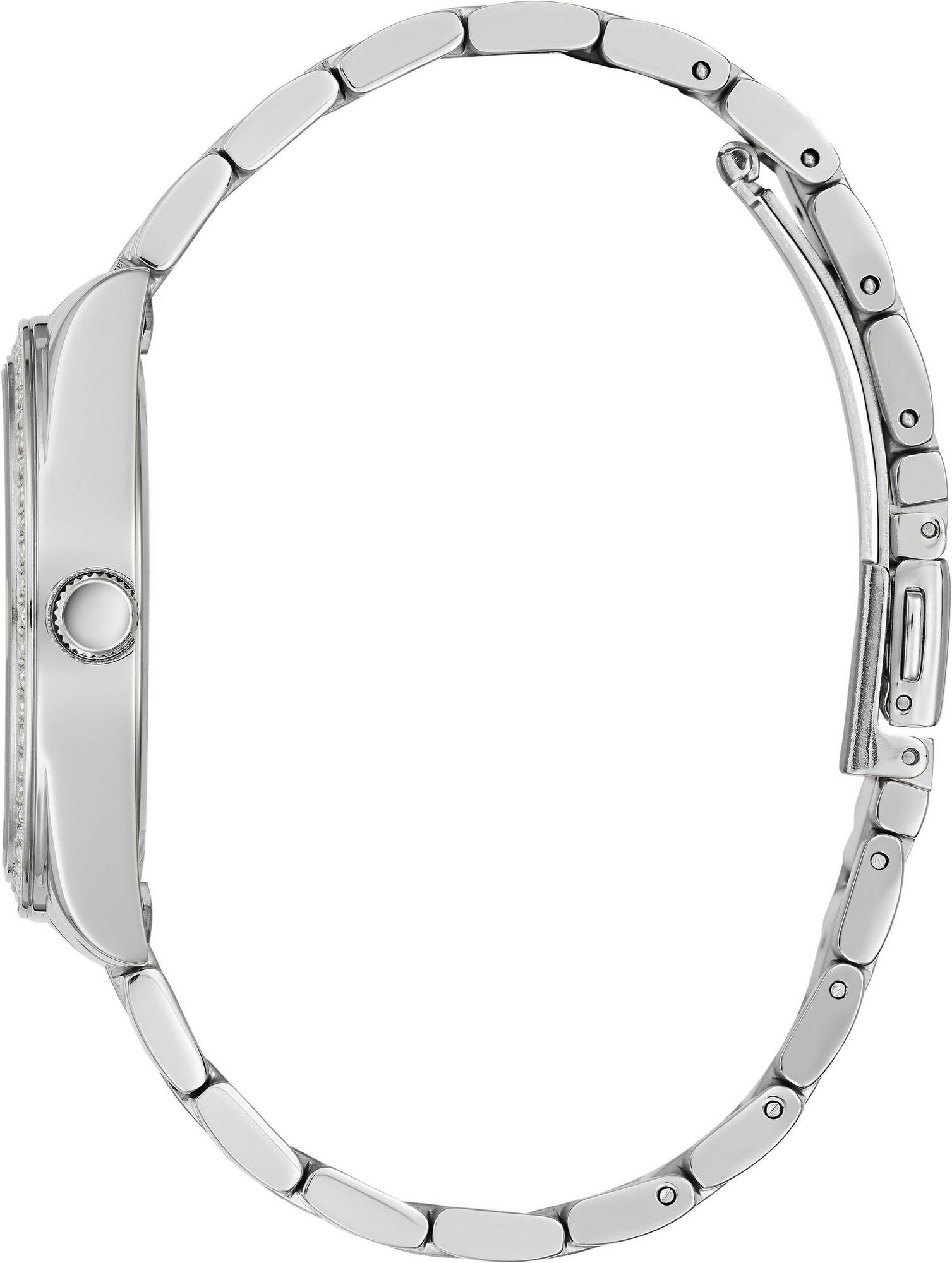 Guess Damen Luna Armbanduhr silber, blau GW0307L1 – Bild 3