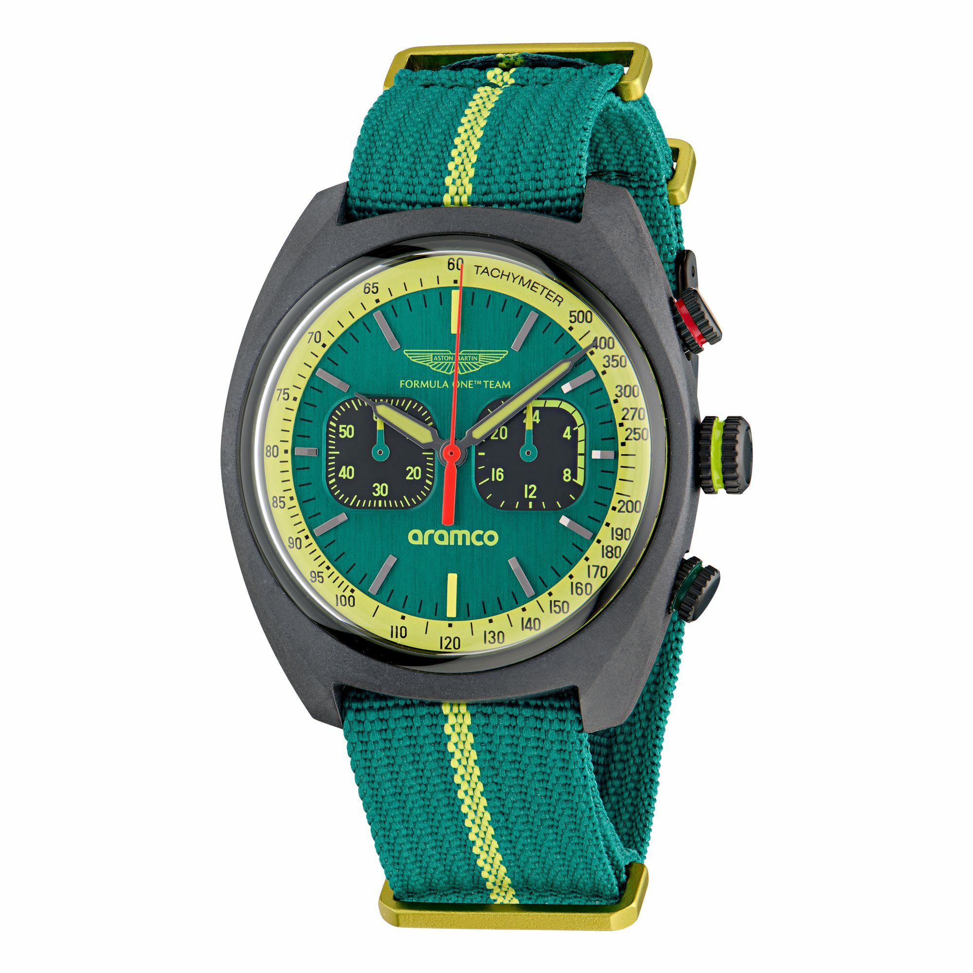 Aston Martin Chronograph Uhr Herren Formula 1 DWF MTFD1F501 Grün – Bild 3