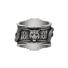 Gucci Ring Garden 925 Sterlingsilber Schlangenmotiv Grün / Silber YBC499007001 Gucci Ring Garden 925 Sterlingsilber Schlangenmotiv Grün / Silber YBC499007001