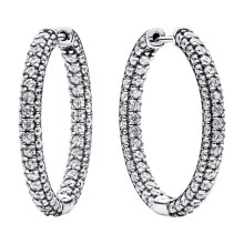 Pandora Creolen Pavé Einzelreihe 293016C01 Pandora Creolen Pavé Einzelreihe 293016C01