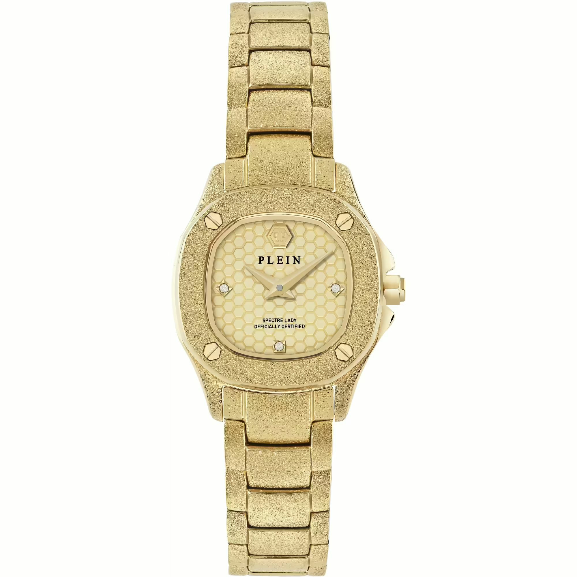 Philipp Plein Damenuhr $pectre Lady Mini PW5FA0225 Gold Edelstahl 23 mm Philipp Plein Damenuhr $pectre Lady Mini PW5FA0225 Gold Edelstahl 23 mm