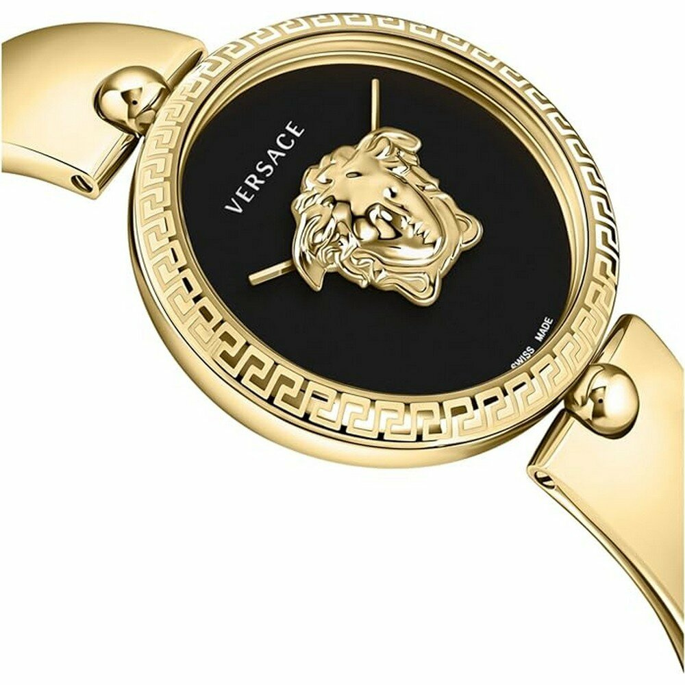 Versace Damen Armbanduhr PALAZZO gold, schwarz 39 mm VECO03122 Versace Damen Armbanduhr PALAZZO gold, schwarz 39 mm VECO03122