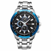 CURREN Men%27s Fashion Quartz Watch - Waterproof Steel Band, Large Dial Business C... CURREN Men%27s Fashion Quartz Watch - Waterproof Steel Band, Large Dial Business C...