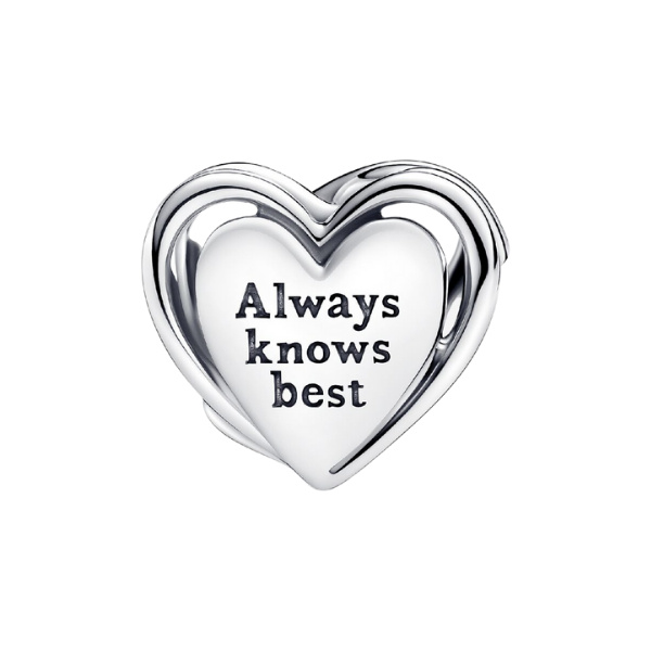Pandora Moments Charm Herz Mama offen gearbeitet 793233C01 – Bild 2