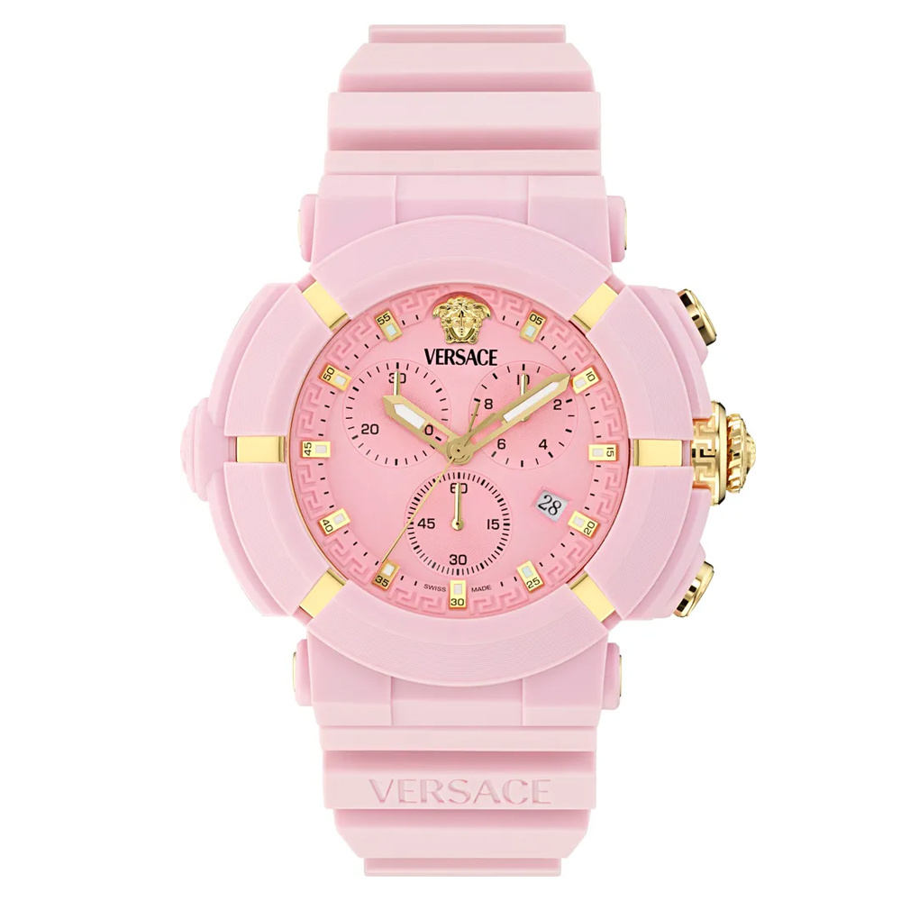 Versace Uhr V-Real Active Chrono Rosa VE0L00425 – Bild 3
