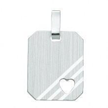 Damen 925 Silber Gravurplatte Anhänger Damen 925 Silber Gravurplatte Anhänger