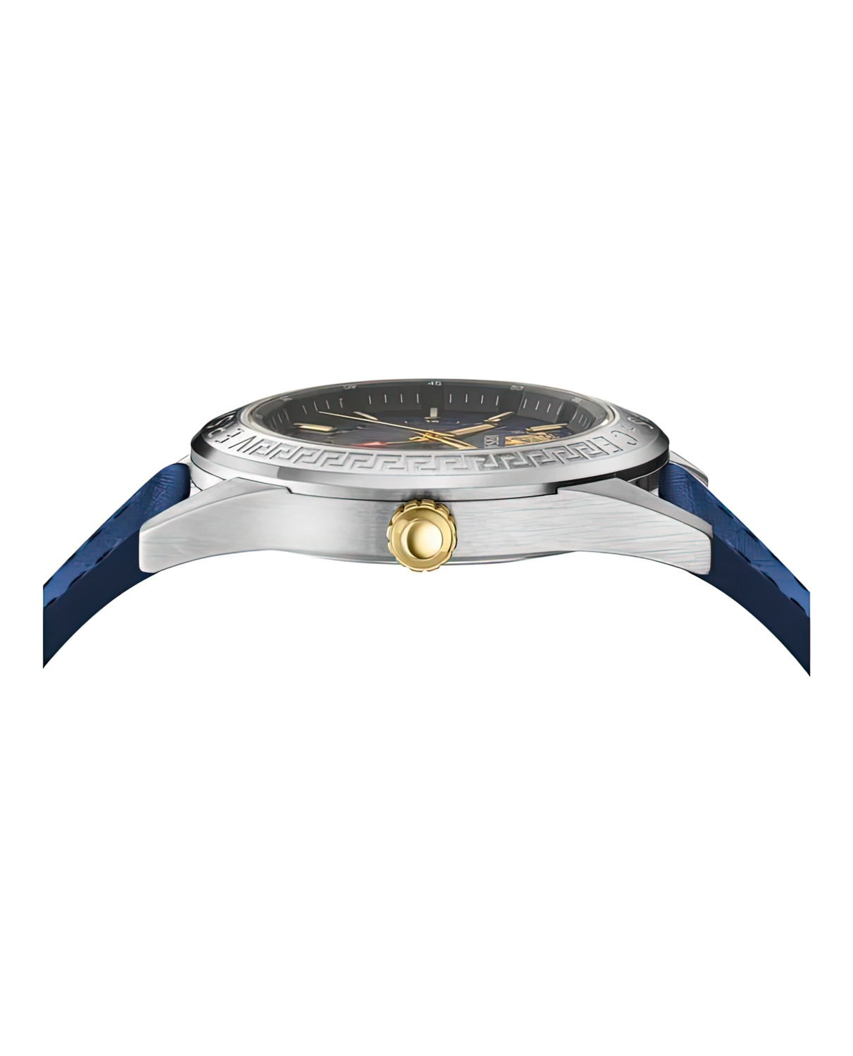 Versace Herren Uhr V-CODE GMT Blau VEAFA0124 Versace Herren Uhr V-CODE GMT Blau VEAFA0124