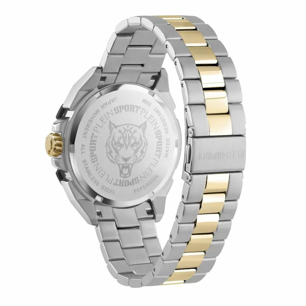 Philipp Plein Sport Herrenuhr Urban Pulse PSFDA0824 Blau Silber/Gold Edelstahl 4... – Bild 2