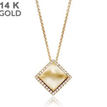 Collier 14ct.Gelbgold Diamanten/Citrin Collier 14ct.Gelbgold Diamanten/Citrin