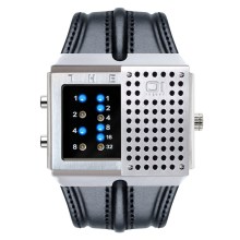 THE ONE Uhr Herren Binär-Armbanduhr Slider Watch SD128B1 THE ONE Uhr Herren Binär-Armbanduhr Slider Watch SD128B1