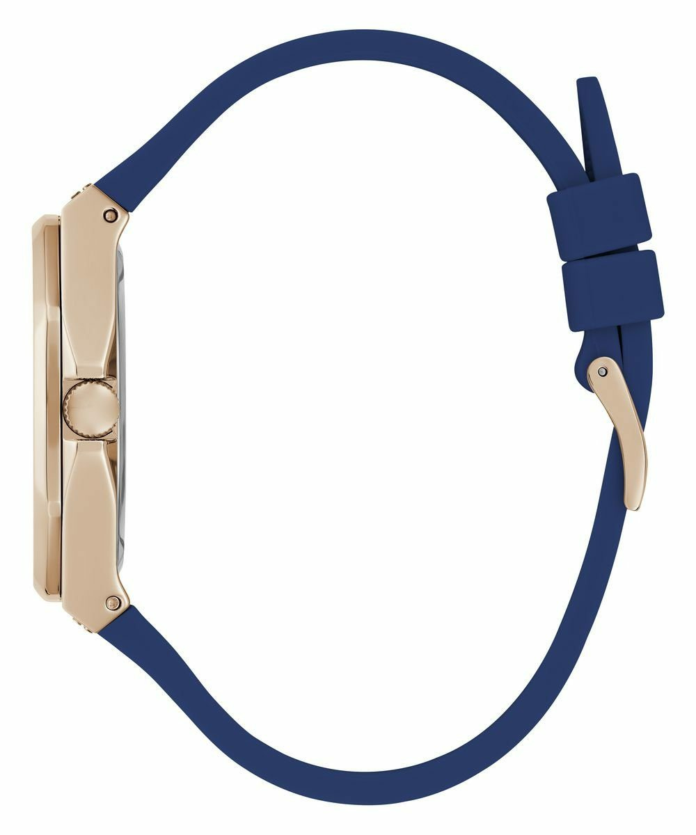 Guess Damen Armbanduhr ZEST Multifunktion blau, roségold 39 mm GW0694L4 – Bild 3