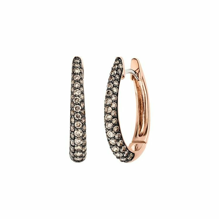 Elaine Firenze Damen Creolen 14ct. Roségold 75029630E/3 Elaine Firenze Damen Creolen 14ct. Roségold 75029630E/3