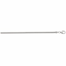 Damen 925 Silber Schlangen Halskette Ø 1 mm Damen 925 Silber Schlangen Halskette Ø 1 mm