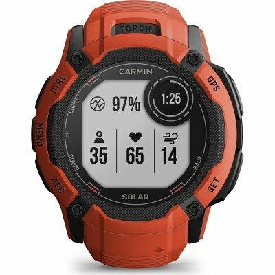 Garmin Instinct 010-02805-01 Instinct 2X Solar - Flame Red Uhr – Bild 2