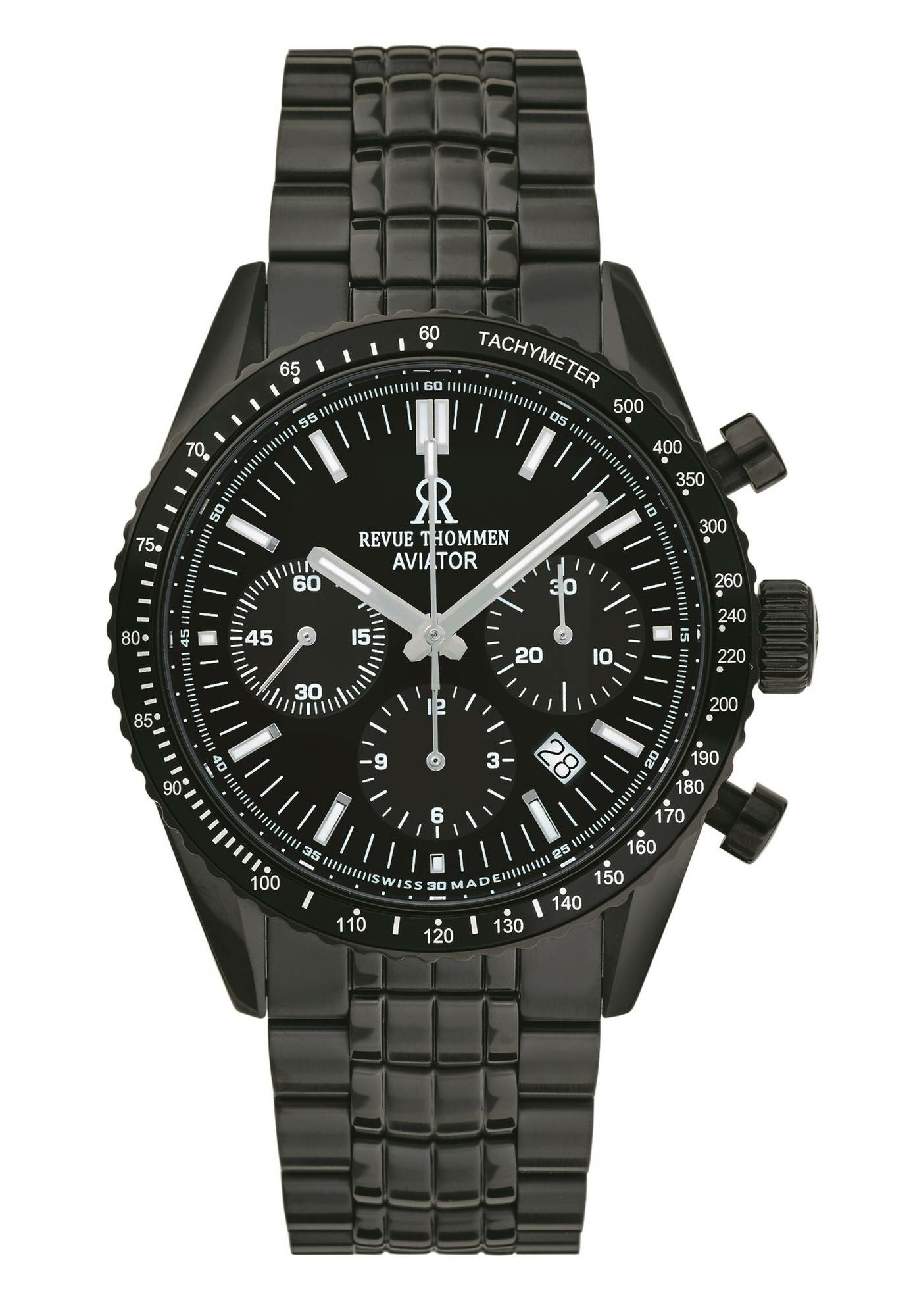 Revue Thommen Herren Armbanduhr Automatic Aviator 42 mm Chronograph, Tachymeter ... – Bild 2