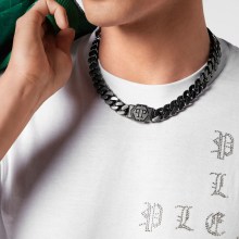 Philipp Plein Herren Kette Halskette Edelstahl Hexagon Philipp Plein Herren Kette Halskette Edelstahl Hexagon