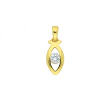 Damen 333 Gold Anhänger mit Zirkonia Damen 333 Gold Anhänger mit Zirkonia