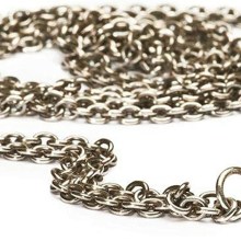 Trollbeads Damen-Halskette mit Onyx Anhänger Silber TAGFA-00005 Trollbeads Damen-Halskette mit Onyx Anhänger Silber TAGFA-00005