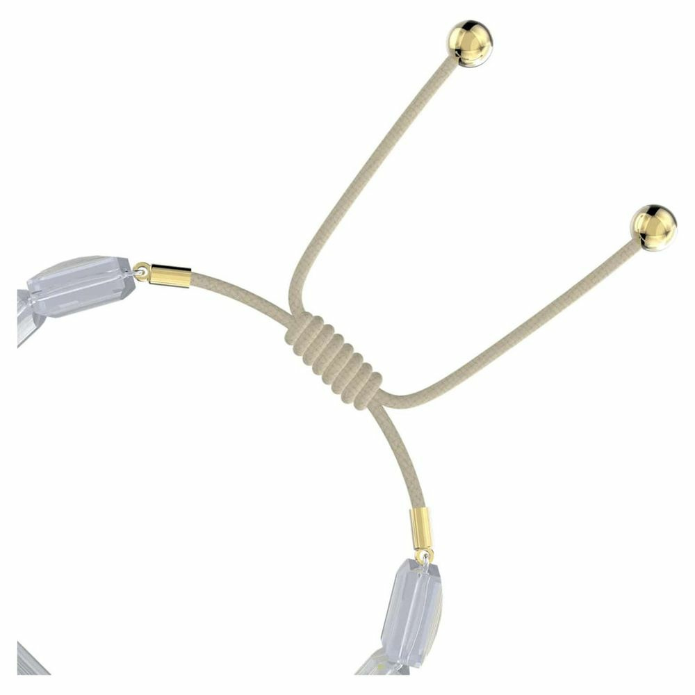 Swarovski Damen Armband Letra Mond, Weiß, Goldfarbe 5615863 – Bild 2