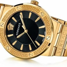 Versace Damenarmbanduhr GRECA LOGO 38 D/BLK B/IP2N YELLOW GOLD- IP1N BRACEL Versace Damenarmbanduhr GRECA LOGO 38 D/BLK B/IP2N YELLOW GOLD- IP1N BRACEL