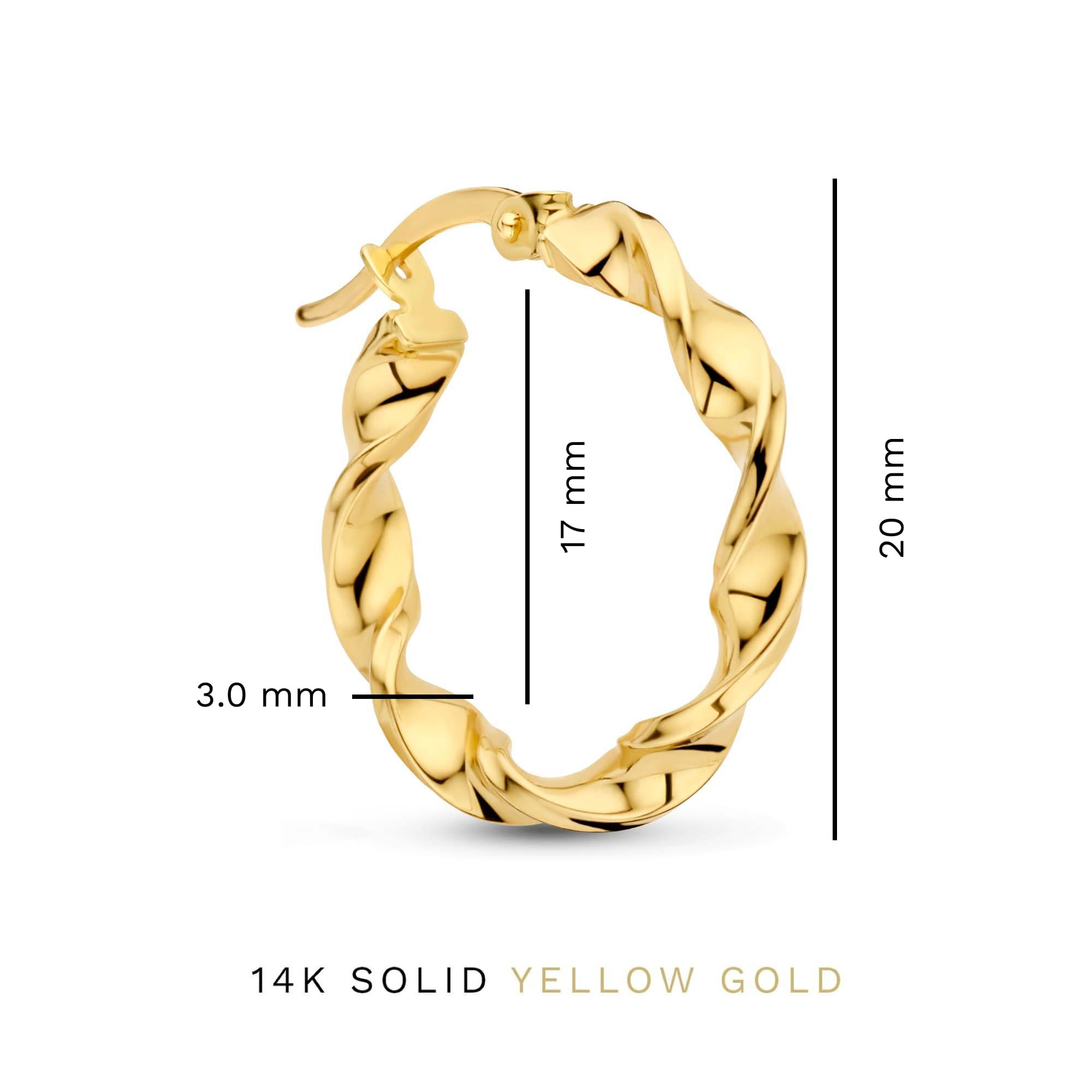 Isabel Bernard Ohrringe Gold IB360242 – Bild 3