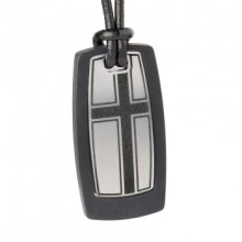 Ernstes Design Unisex Collier mit Edelstahl Anhänger 54cm Bicolor K625-S-54 Ernstes Design Unisex Collier mit Edelstahl Anhänger 54cm Bicolor K625-S-54