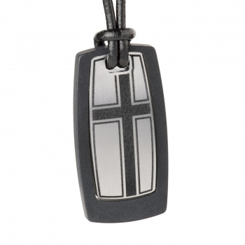 Ernstes Design Unisex Collier mit Edelstahl Anhänger 54cm Bicolor K625-S-54 Ernstes Design Unisex Collier mit Edelstahl Anhänger 54cm Bicolor K625-S-54