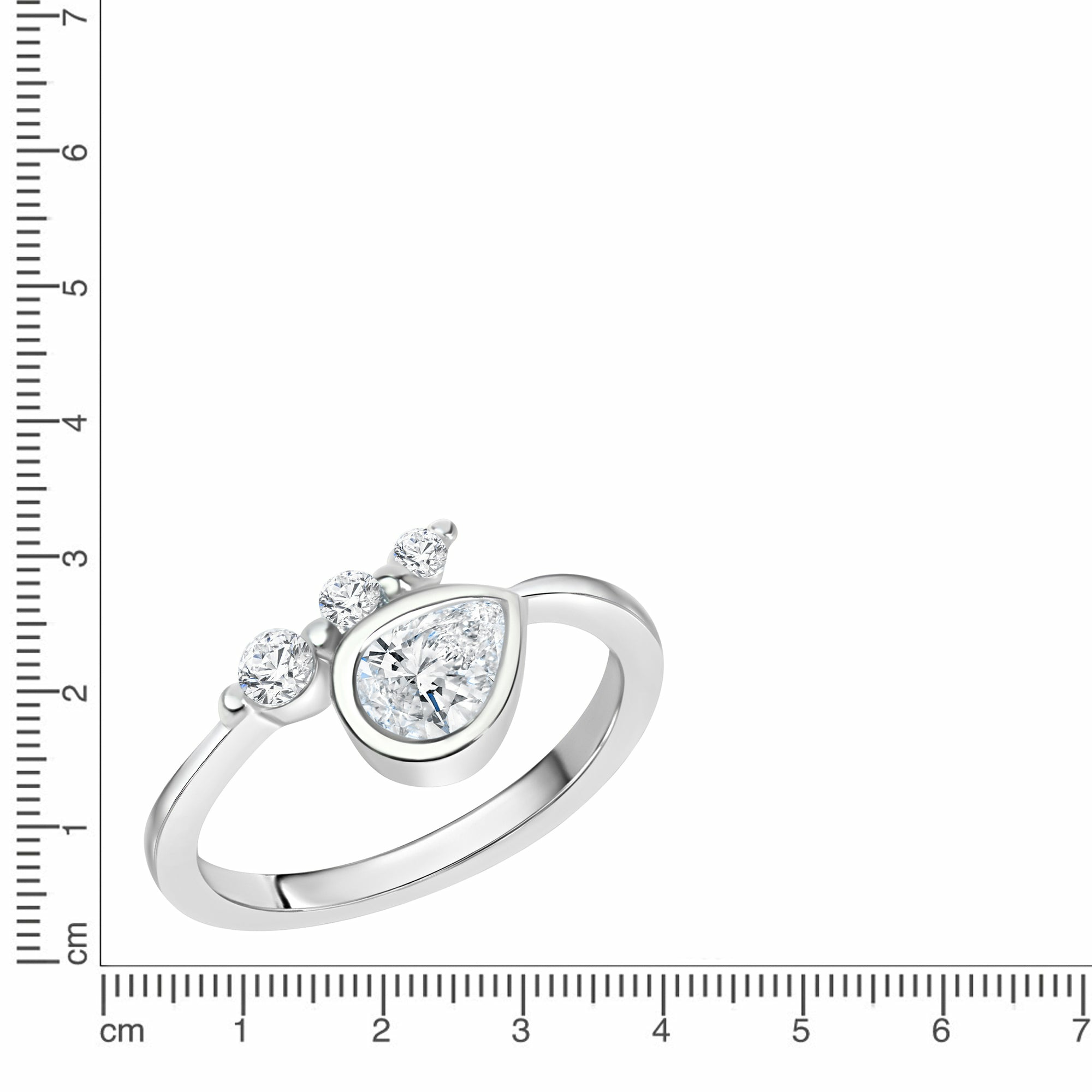 ZEEme Silver Silber 925 rhodiniert mit Zirkonia weiß Ring 41675993251934 – Bild 2