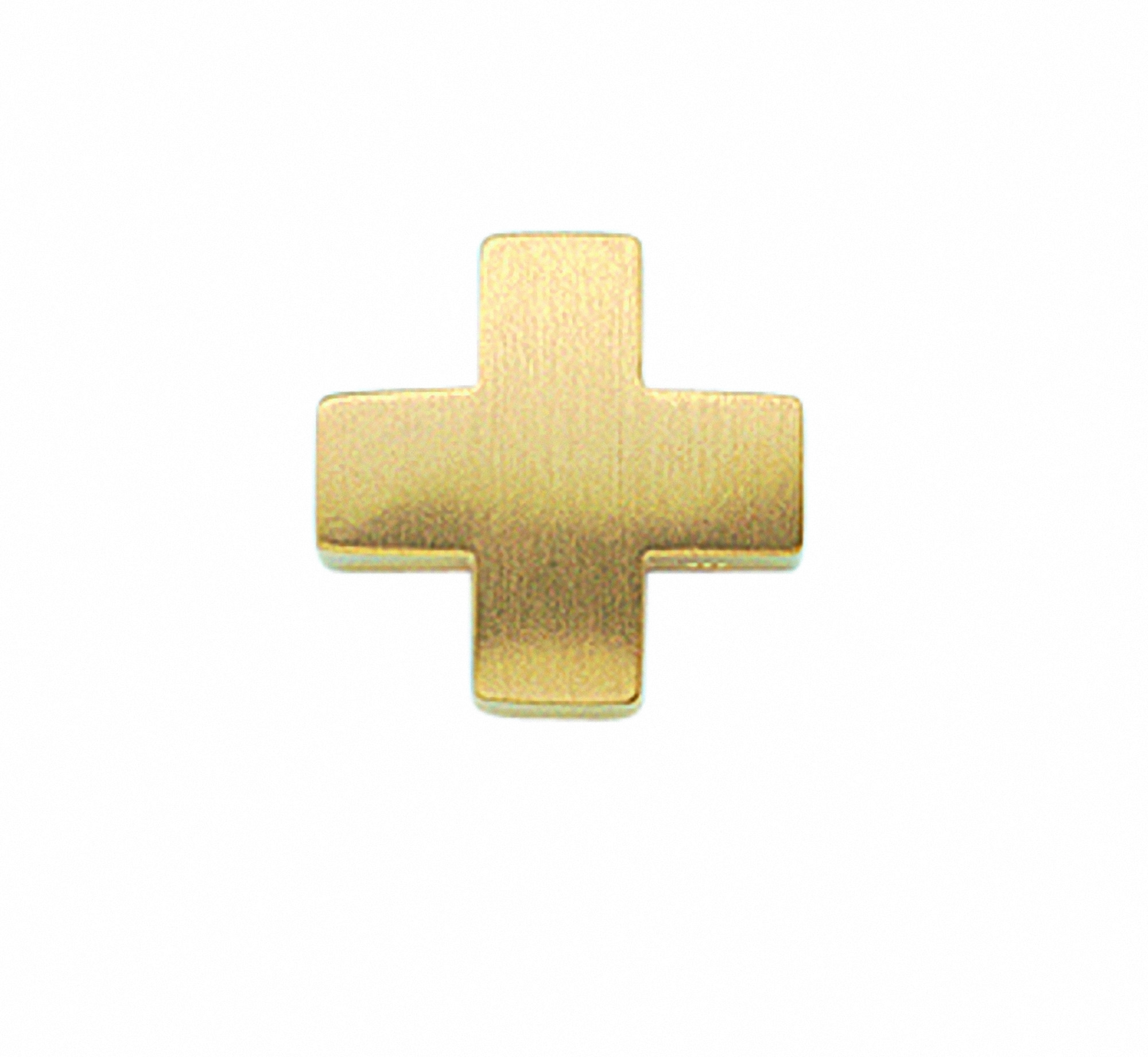 Damen & Herren 585 Gold Kreuz Anhänger – Bild 2