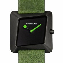 Rolf Cremer Damenuhr Twister Analoguhr Schwarz/Grün 507909 Rolf Cremer Damenuhr Twister Analoguhr Schwarz/Grün 507909