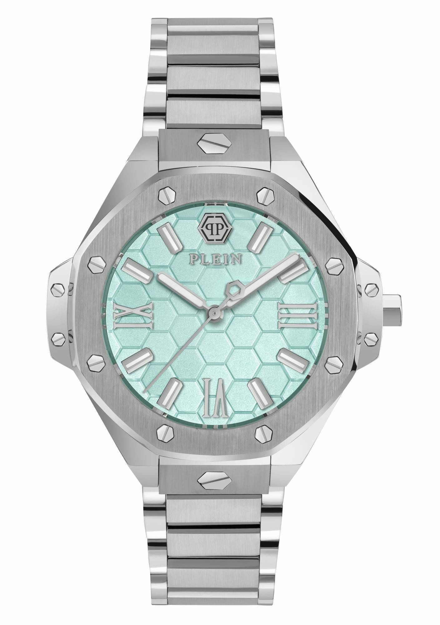 Philipp Plein Uhr Damen Plein Lady Royal PWBDA0624 Silber / Blau Philipp Plein Uhr Damen Plein Lady Royal PWBDA0624 Silber / Blau