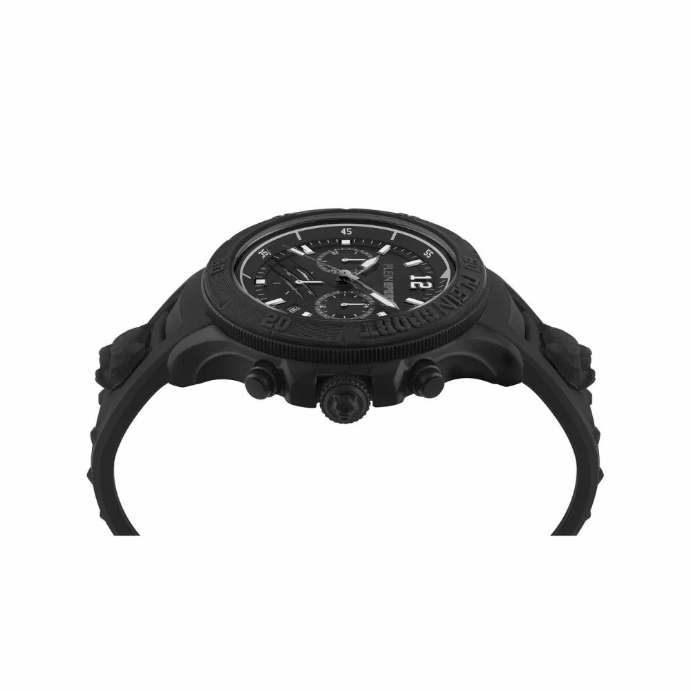 Plein Sport Herren Chronograph Warrior Tech PS6BA1024 Schwarz 47 mm – Bild 3