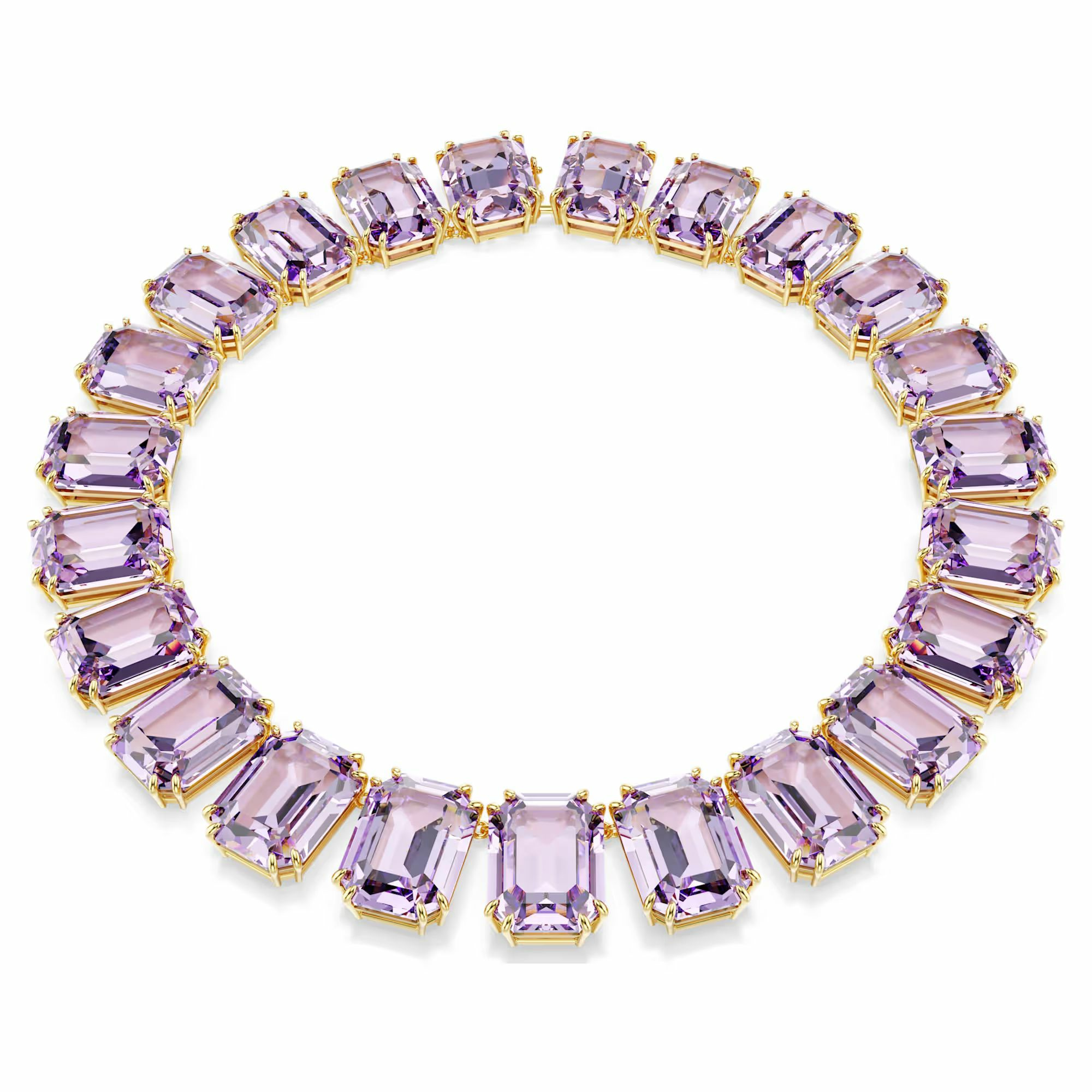 Swarovski Unisex Millenia Tennis-Halskette Violett 5715330 Swarovski Unisex Millenia Tennis-Halskette Violett 5715330