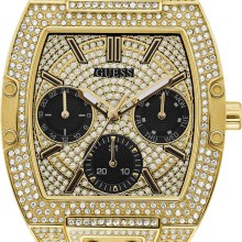 Guess Damen Armbanduhr schwarz golden Armband GW0105L2 Guess Damen Armbanduhr schwarz golden Armband GW0105L2