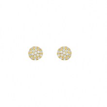 Damen 585 Gold Ohrringe  Ohrstecker mit Zirkonia Ø 5,5 mm Damen 585 Gold Ohrringe  Ohrstecker mit Zirkonia Ø 5,5 mm