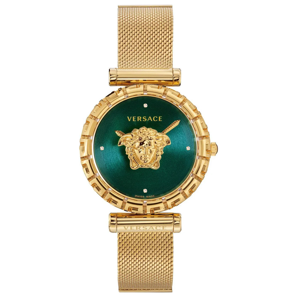 Versace Uhr Damen Palazzo Empire Greca Diamond Gold/Grün VEDV01619 – Bild 3