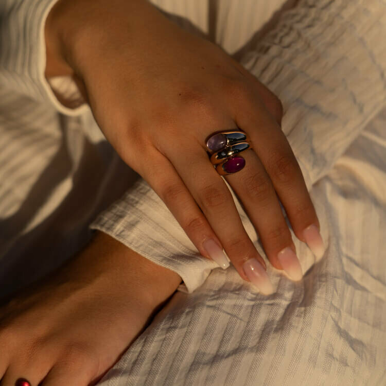 Damenring Elaine Firenze 14ct. Roségold 1033283R-1 – Bild 3