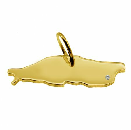 Anhänger Baltrum mit Brillant 585 Gelbgold – Bild 2