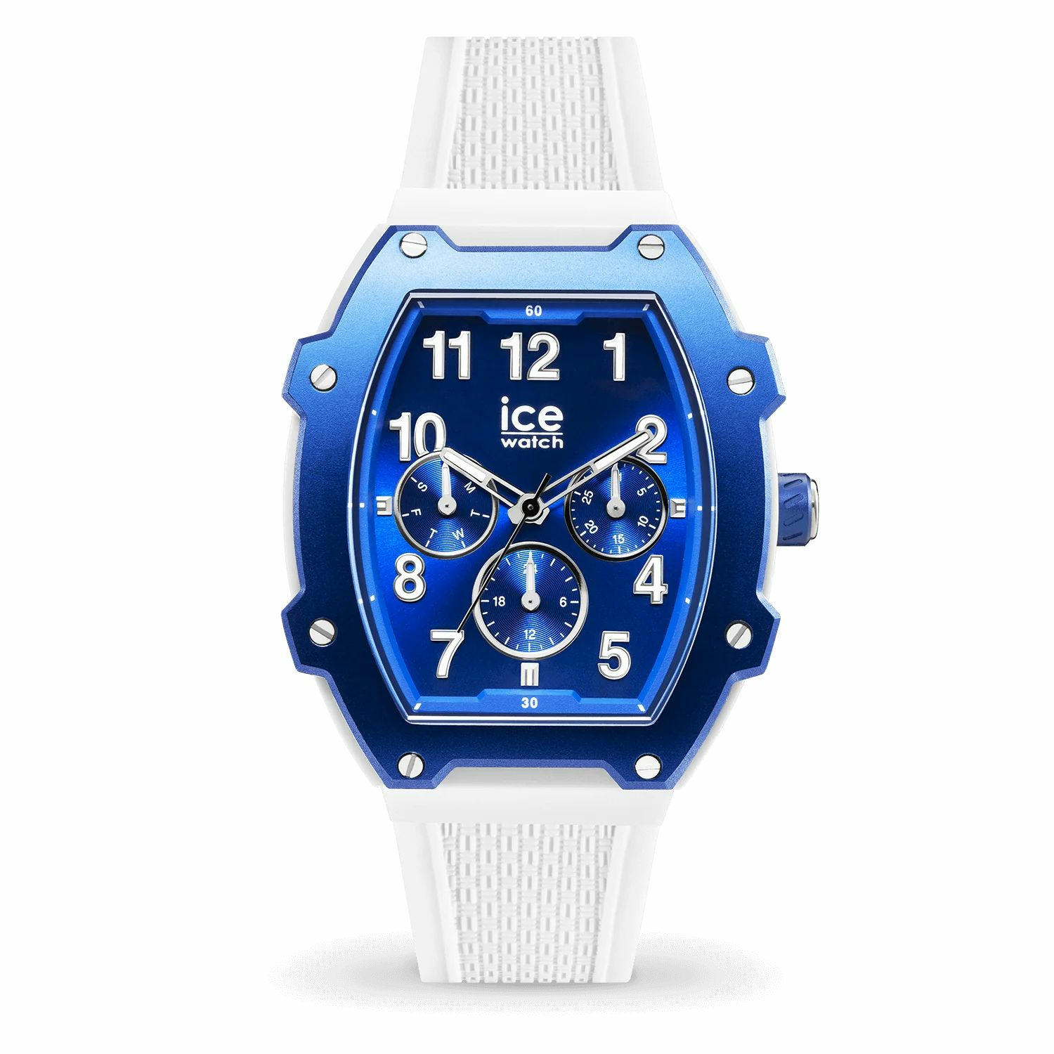 Ice Watch Unisex Uhr White blue ICE boliday Medium 023313 Ice Watch Unisex Uhr White blue ICE boliday Medium 023313