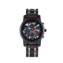 Edenhölzer Holzuhr Herren Armbanduhr Maui Camouflage Holzarmband ED096-002 Edenhölzer Holzuhr Herren Armbanduhr Maui Camouflage Holzarmband ED096-002