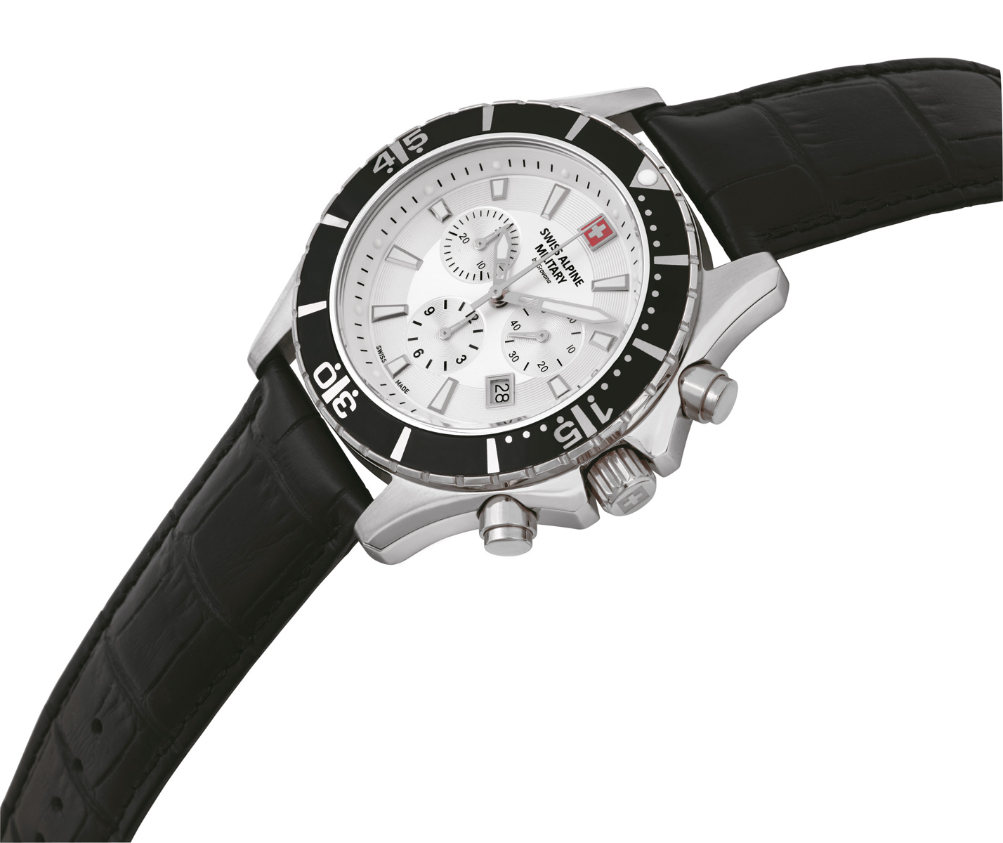 Swiss Alpine Military Herren Armbanduhr Nautilus Lederarmband 44 mm 7040.9532 Swiss Alpine Military Herren Armbanduhr Nautilus Lederarmband 44 mm 7040.9532