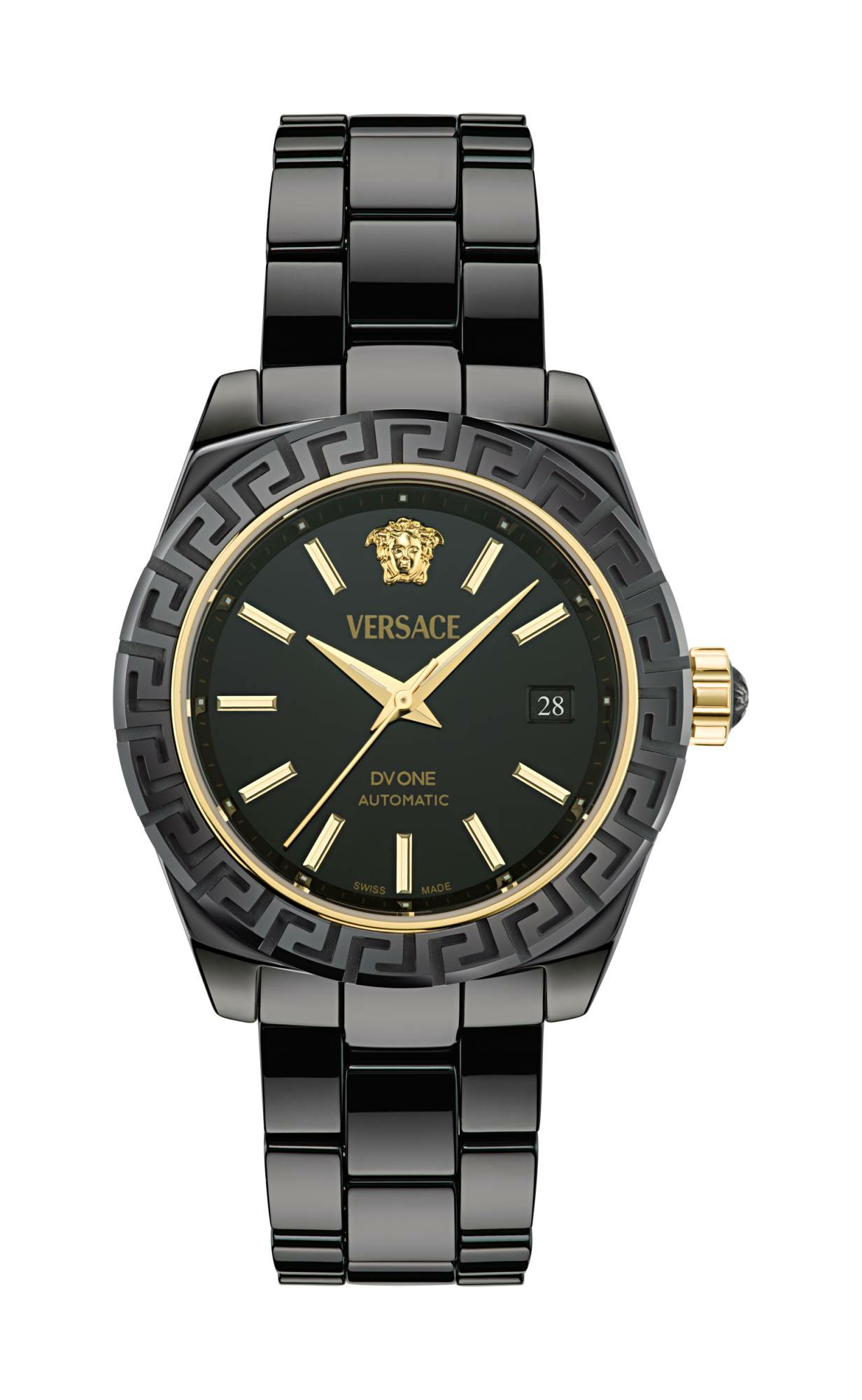 Versace Damenuhr Automatikuhr DV ONE AUTOMATIC Schwarz VE6B00123 Versace Damenuhr Automatikuhr DV ONE AUTOMATIC Schwarz VE6B00123
