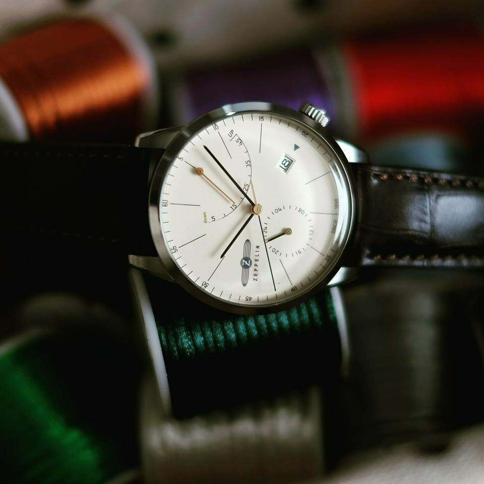 Zeppelin Herrenuhr  FlatLine  inkl. Ersatzband 73665