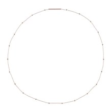 Ernstes Design Damen Halskette Kugelkette Länge 45cm Rosegold AK38-45 Ernstes Design Damen Halskette Kugelkette Länge 45cm Rosegold AK38-45