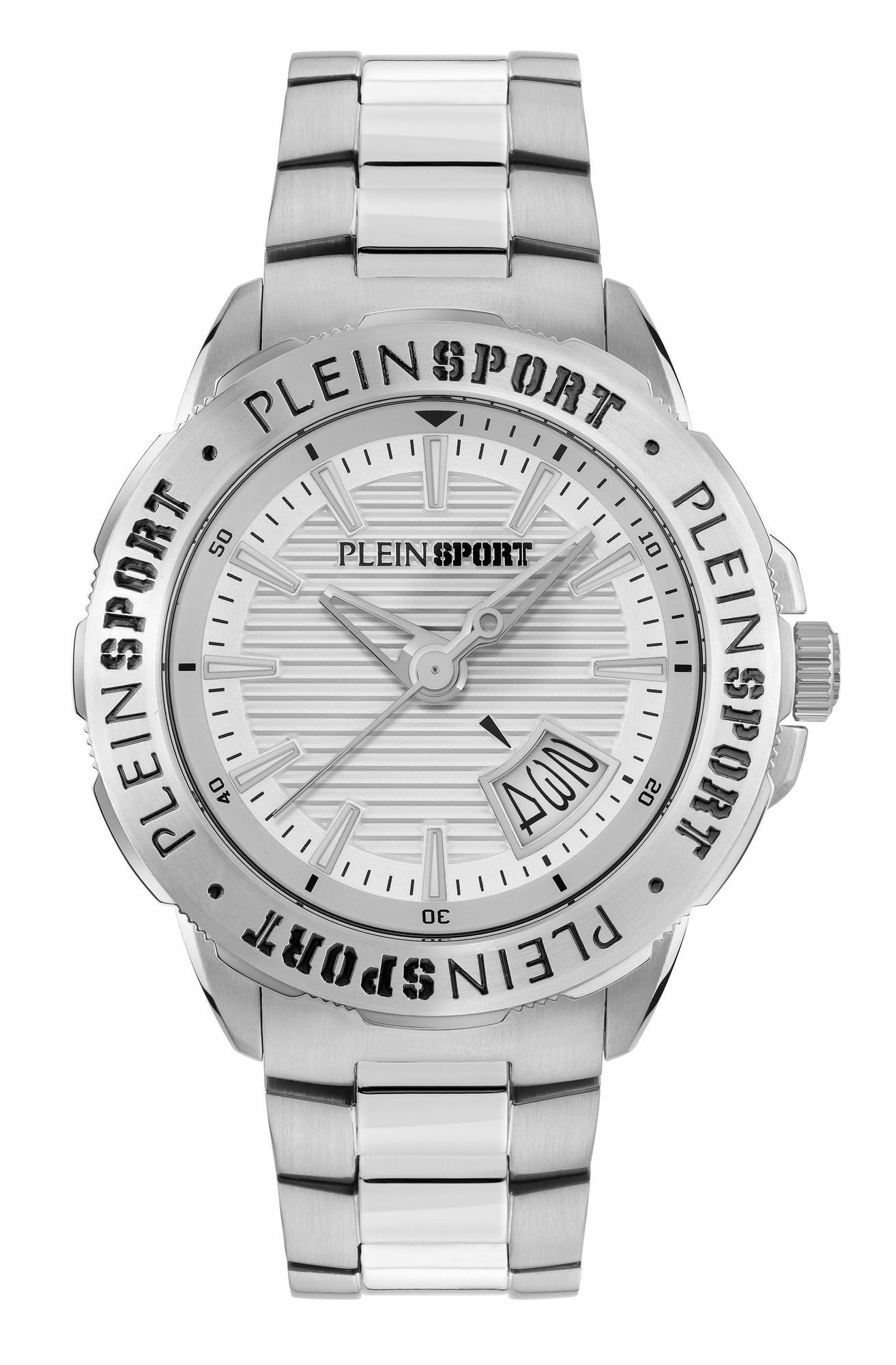 Plein Sport Herren Uhr Rampage PSGDA0624 Edelstahl Silber 44 mm Plein Sport Herren Uhr Rampage PSGDA0624 Edelstahl Silber 44 mm