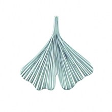 Damen 585 Weißgold Anhänger Ginkoblatt Damen 585 Weißgold Anhänger Ginkoblatt