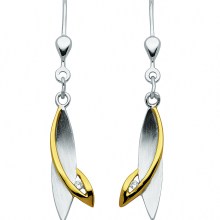 Damen 925 Silber Ohrringe  Ohrhänger mit Zirkonia Damen 925 Silber Ohrringe  Ohrhänger mit Zirkonia