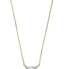 Collier silbervergoldet mit blauem Zirkonia Collier silbervergoldet mit blauem Zirkonia