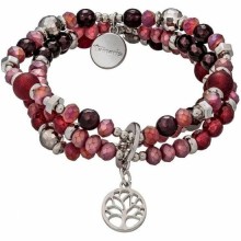 Tamaris Damen Armband Jana burgundy Armband Rot TF024 Tamaris Damen Armband Jana burgundy Armband Rot TF024